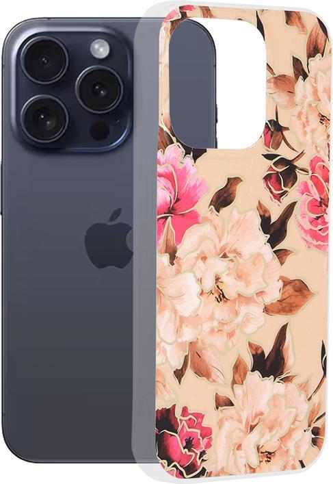 Produktbild Techsuit - Marble Series - iPhone 15 Pro - Mary Berry Nude (Apple iPhone 15 Pro)