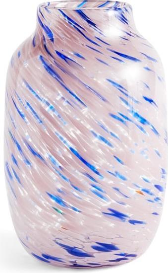 HAY - Splash Vase Round L - Pink and blue (541361) (1 x)