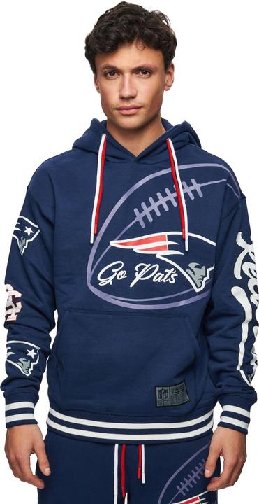 Produktbild Recovered Re:covered Fleece Hoody - PATCHES New England Patriots - 3XL (3XL)