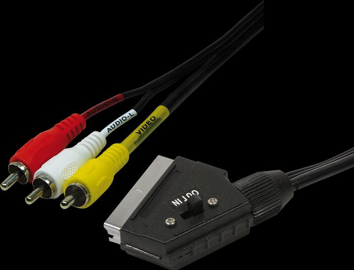 Produktbild LogiLink Scart — Composite Video (2 m, Cinch)