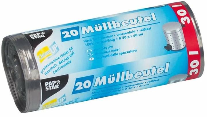 Papstar Sacs poubelle 30 l (20 x, 30 l)