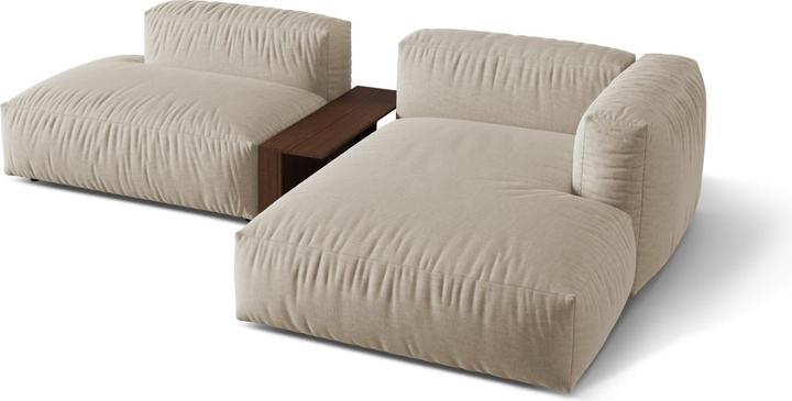 Image du produit Micadoni Canapé D'Angle Droit Modulaire, "Martina", 2 Places, 292x176x75 Fabriqué en Europe (Canapé d'angle)