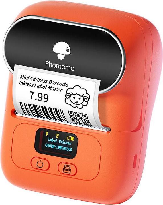 Produktbild Phomemo M110 portable label printer (orange)