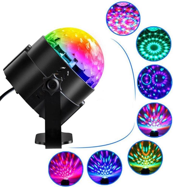 Immagine prodotto Esmée Soundgesteuerte LED Discokugel Multicolor Partylicht (7 cm)