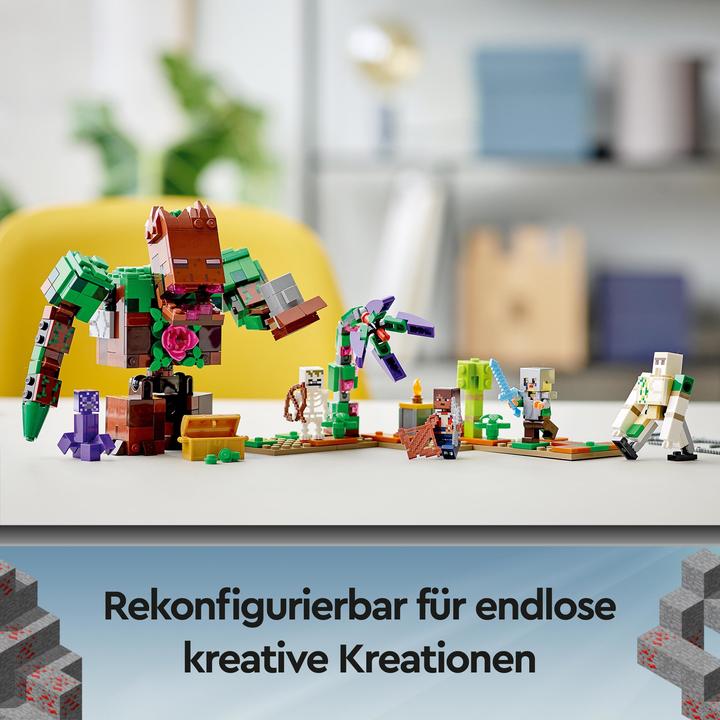 Actual product image LEGO Minecraft 21176 The Jungle Mayhem (21176, LEGO Minecraft)
