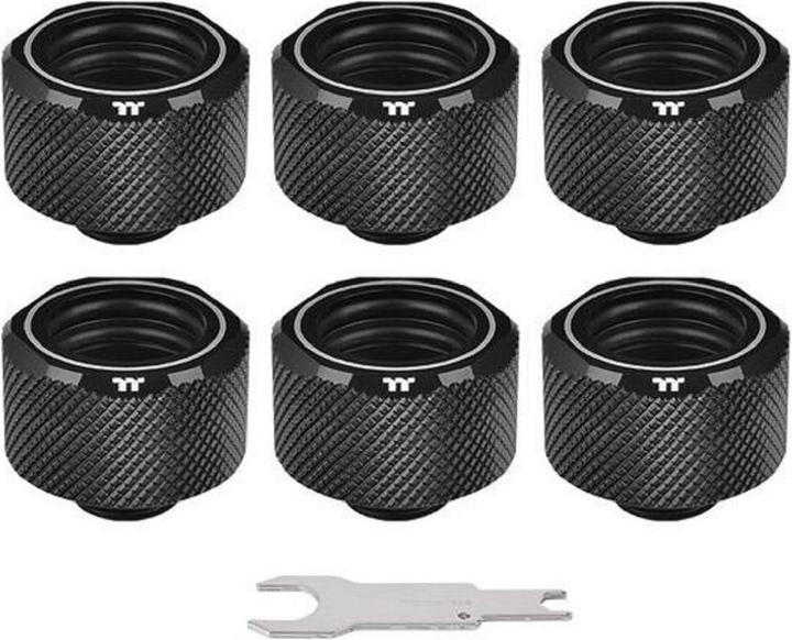 Produktbild Thermaltake Pacific C-Pro Rohranschluss G1/4 Zoll auf 16mm 6er-Pack