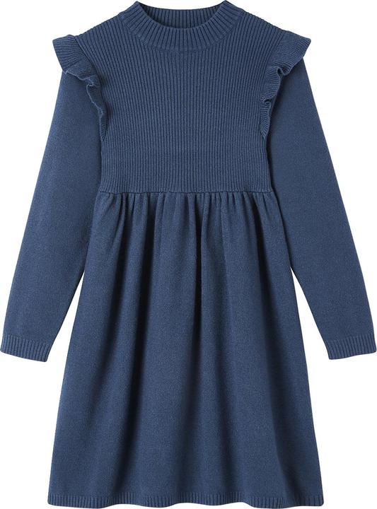 Vertbaudet Mädchen Strickkleid mit Volants Oeko-Tex (92)