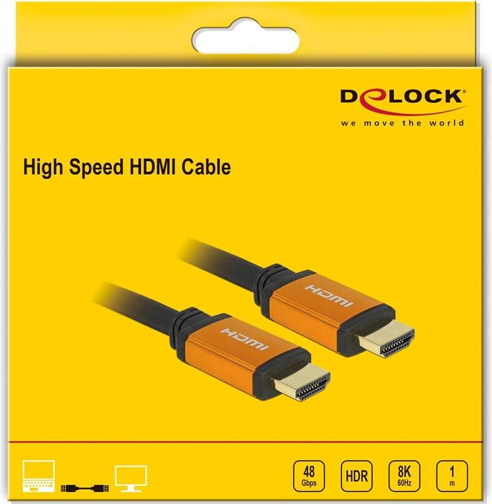 Productafbeelding Delock HDMI (Type A) - HDMI (Type A) (1 m, HDMI)