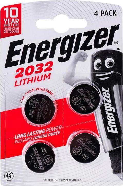 Produktbild Energizer Lithium (4 Stk., CR2032, 235 mAh)