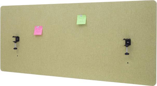 Immagine prodotto Mendler Divisorio acustico per scrivania, schermo privacy per ufficio, bacheca a doppia parete in (140 x 60 x 2 cm)