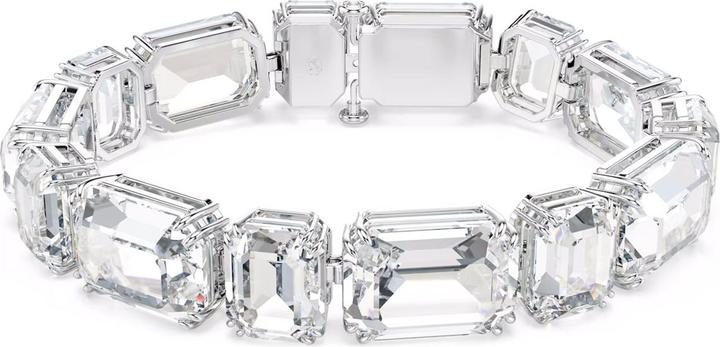 Immagine prodotto Swarovski Millenia Tennis Armband Oktagon Schliff Weiss (Metallo Swarovski)