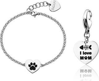 Immagine prodotto Sagapo S'Agapµ - Bracciale con cuore e ciondolo Me + You SEY24