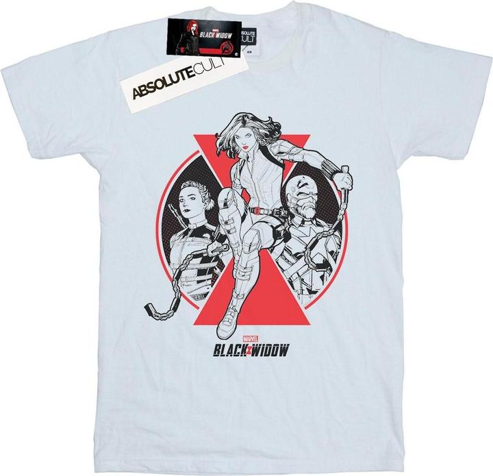 Produktbild Black Widow Film Charakter Abzeichen TShirt (4XL)