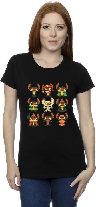 Actual product image Disney Womens/Ladies Lilo & Stitch Halloween Costumes Cotton T-Shirt (M)
