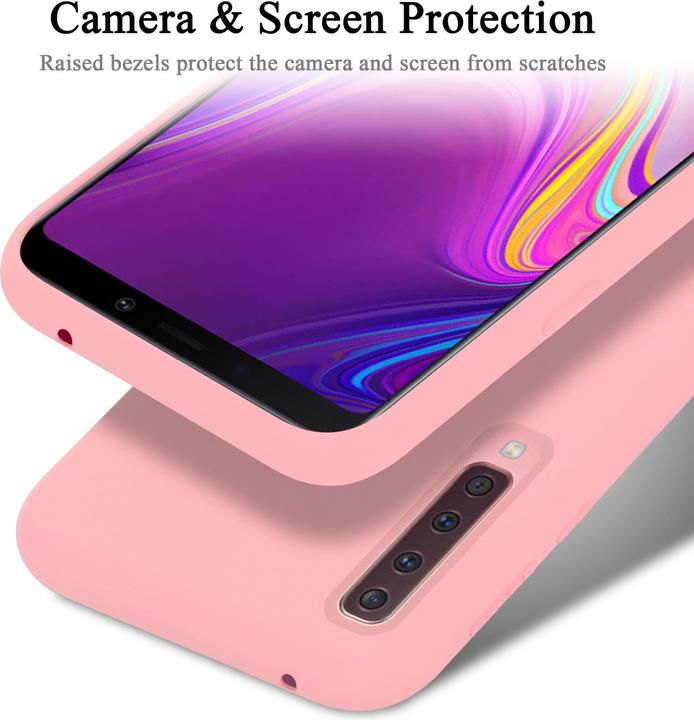 Actual product image Cadorabo TPU Liquid Silicone Case Cover for Samsung Galaxy A9 2018 (Samsung Galaxy A9 (2018))