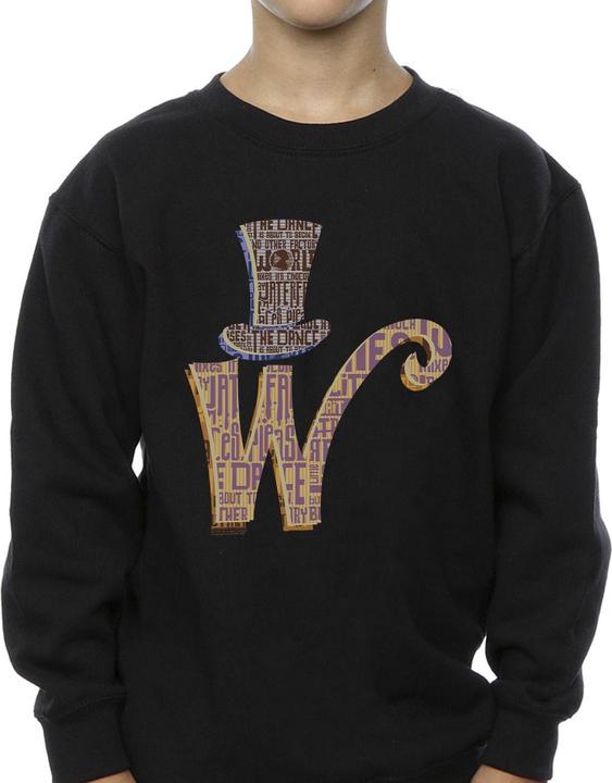 Immagine prodotto Willy Wonka & the Chocolate Factory W Logo Hat Felpa Ragazzi (140, 146)