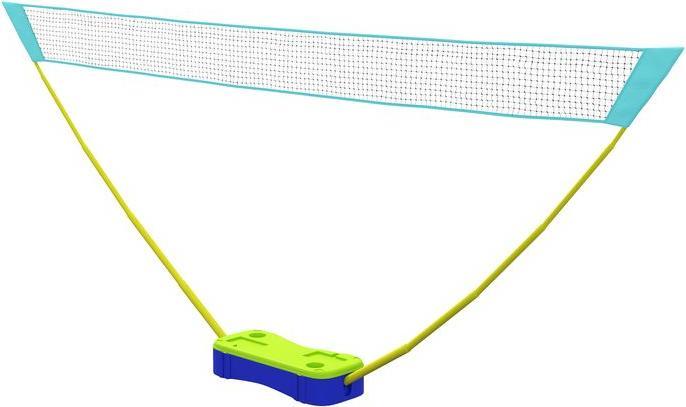 Swisshandel24 Badminton-Netz-Set Volleyball-Netz-Set, 3-teiliges Set, 400cmx22,4cmx155cm, Schwarz + Blau + Grün