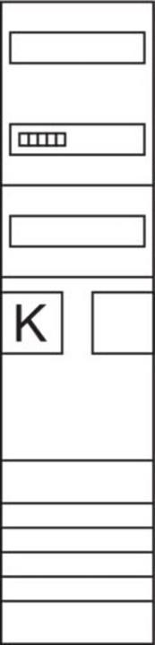 Actual product image Hager Komplettfeld