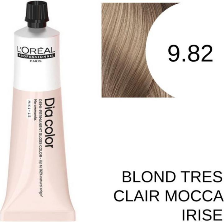 Image du produit L'Oréal Paris Loreal DIA Color 9,82 Blond très clair Moka Irisé 60 ml (9.82, Blond moka très clair irisé)
