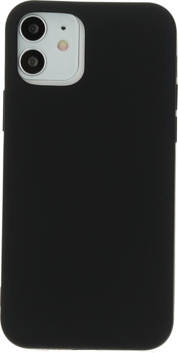 Actual product image Mobiparts Silicone Cover Apple iPhone 12/12 Pro Black (Apple iPhone 12 Pro, Apple iPhone 12)