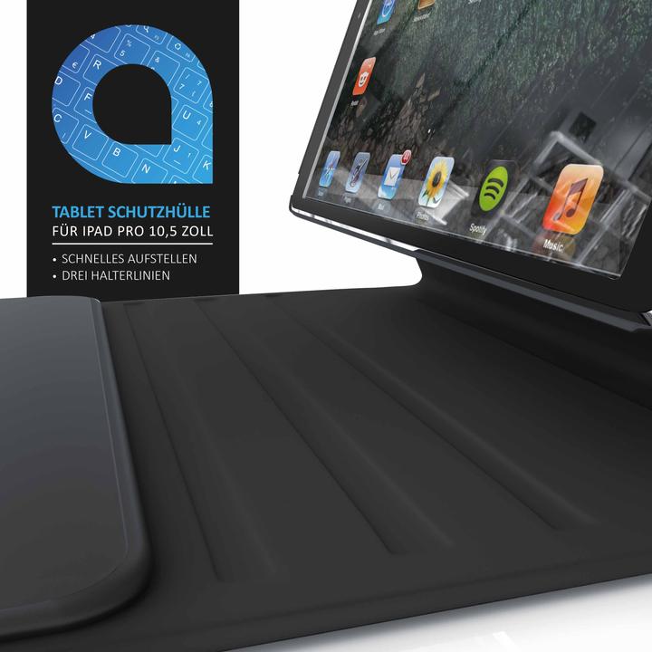 Image du produit Aplic Clavier Bluetooth avec étui en cuir synthétique pour iPad Pro 10,5 pouces (DE, iPad Pro 10.5)