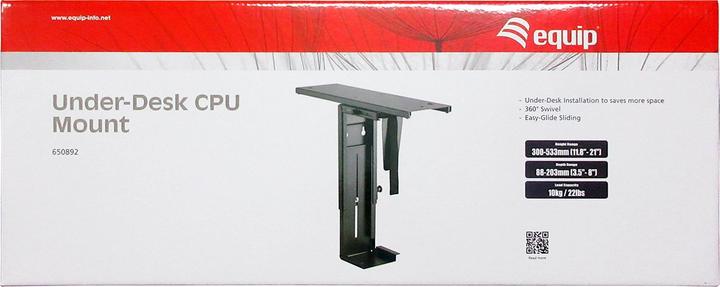 Produktbild equip PC-Halter für die Untertischmontage