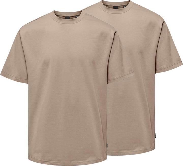 Only & Sons 2er Pack Onsfred T-Shirt