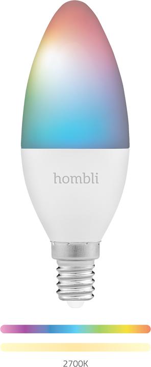Produktbild Hombli Smart Bulb (E14, 4.50 W, 380 lm, 1 x, F)
