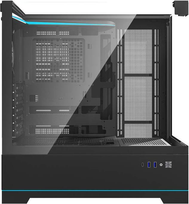 Actual product image Darkflash Tech Darkflash DY450 computer case without fans (black) (mATX, ATX, ITX)
