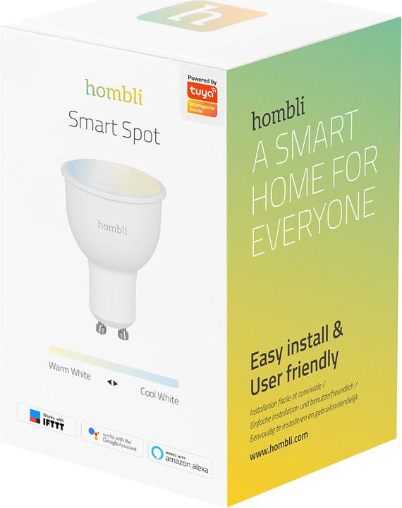 Actual product image Hombli Smart Spot CCT (GU10, 4.50 W, 380 lm, 1 x, F)