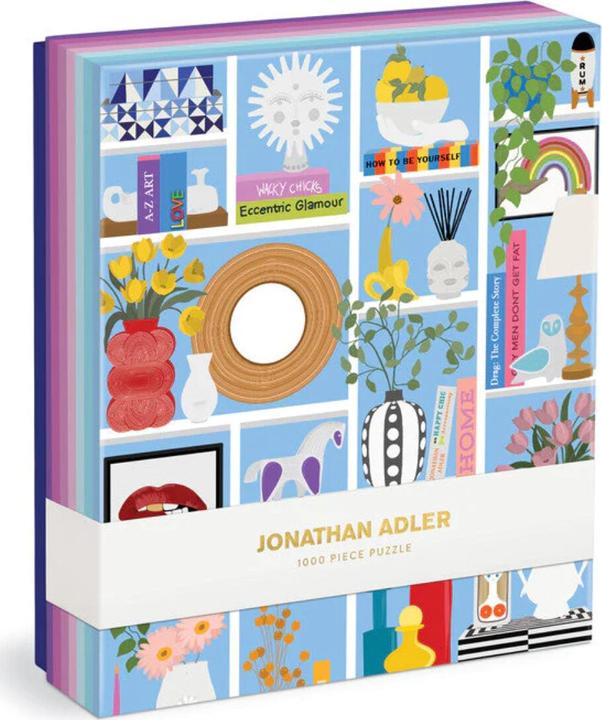 Produktbild Abrams & Chronicle Jonathan Adler Shelfie 1000 Piece Puzzle (Galison, Englisch)