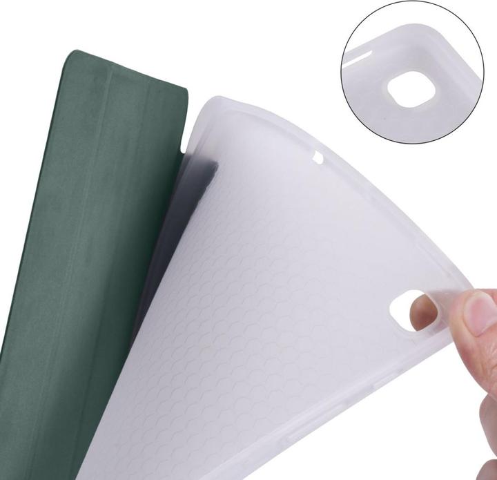 Produktbild König Design Schutz Tablet Hülle für Samsung Galaxy Tab S6 Lite Case Cover Tasche Etuis Grün (Galaxy Tab S6 Lite)