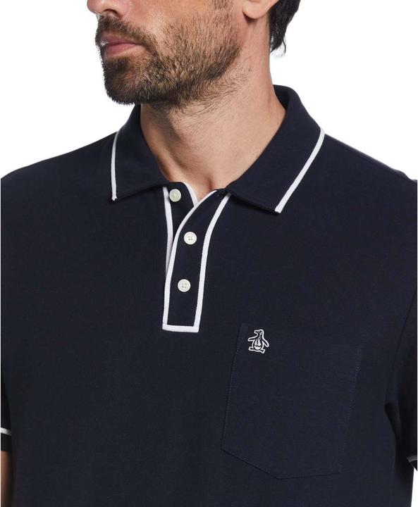 Actual product image Original Penguin Mens Earl Cotton Pique Polo Shirt (S)