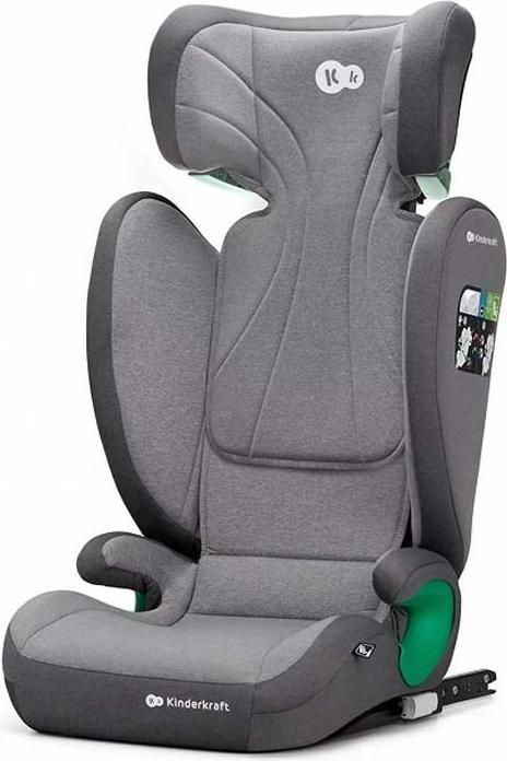 Actual product image KinderKraft Junior Fix 2 I-Size Rocket Grey (Child seat, ECE R129/i-Size Standard)