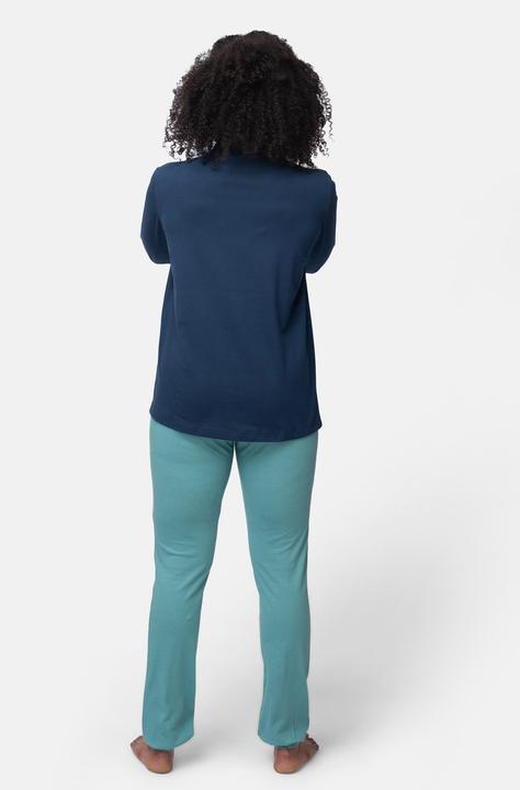Immagine prodotto greenjama Camicia a maniche lunghe con collo a polo (44)