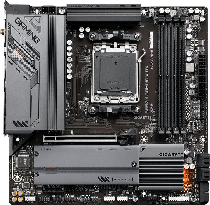 Actual product image Gigabyte B650M Gaming X AX (AM5, AMD B650, mATX)