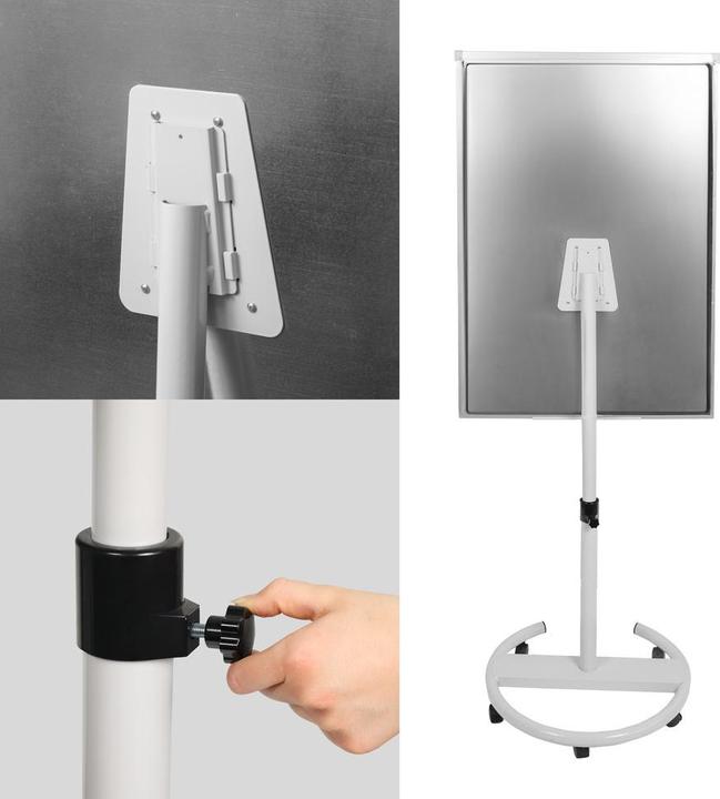 Produktbild Dönges mobiles Whiteboard mit Flipchartfunktion und Zubehör zum Beschriften