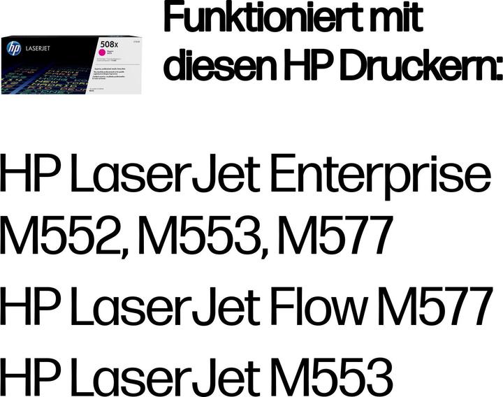 Actual product image HP 508x (M)