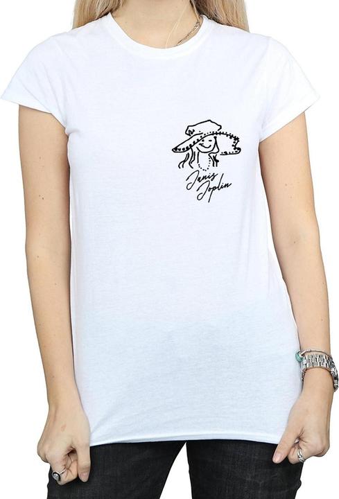 Produktbild Janis Joplin Outline Sketched TShirt (XL)