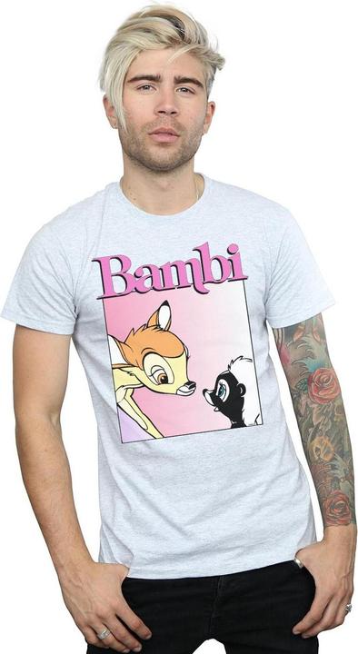 Actual product image Disney Mens Bambi Nice To Meet You T-Shirt (S)