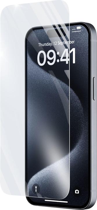 Cellularline Impact Glass (1 Stück, Apple iPhone 15 Pro, Apple iPhone 15)