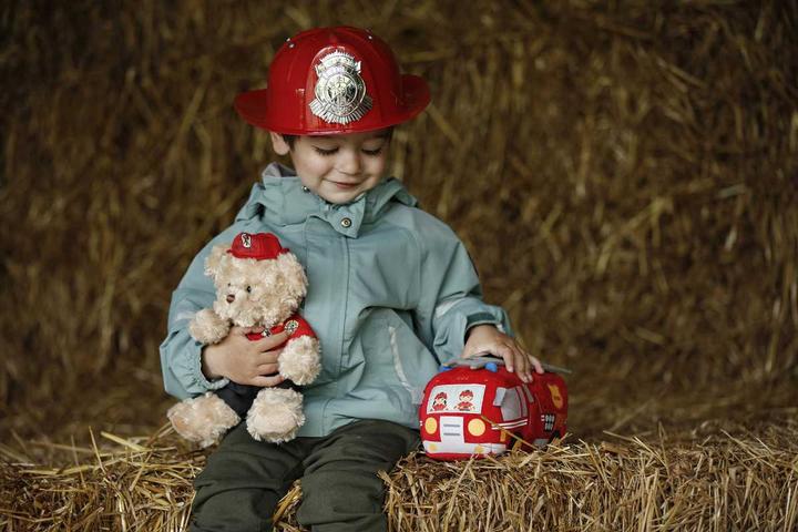 Actual product image Teddykompaniet Plush Fire Truck (20 cm)