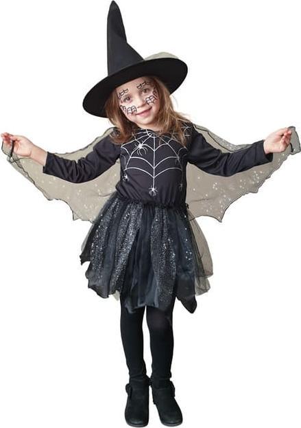 Actual product image MICA Festival Costume - spider girl - for children - 2-piece - different sizes 134/140 (134)