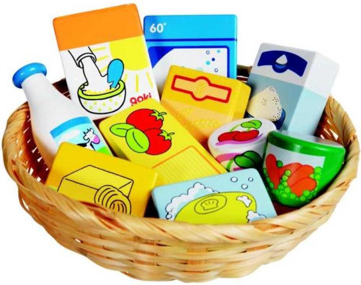 Goki Shop Miniatures in a Basket