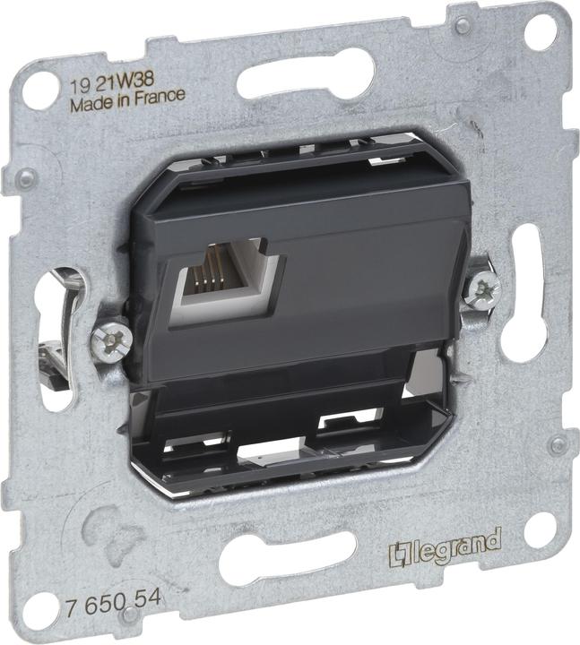 Produktbild Legrand SEANO Telefonanschlussdosen RJ11, Einsatz, universell einsetzbar für den Anschluss von Telef