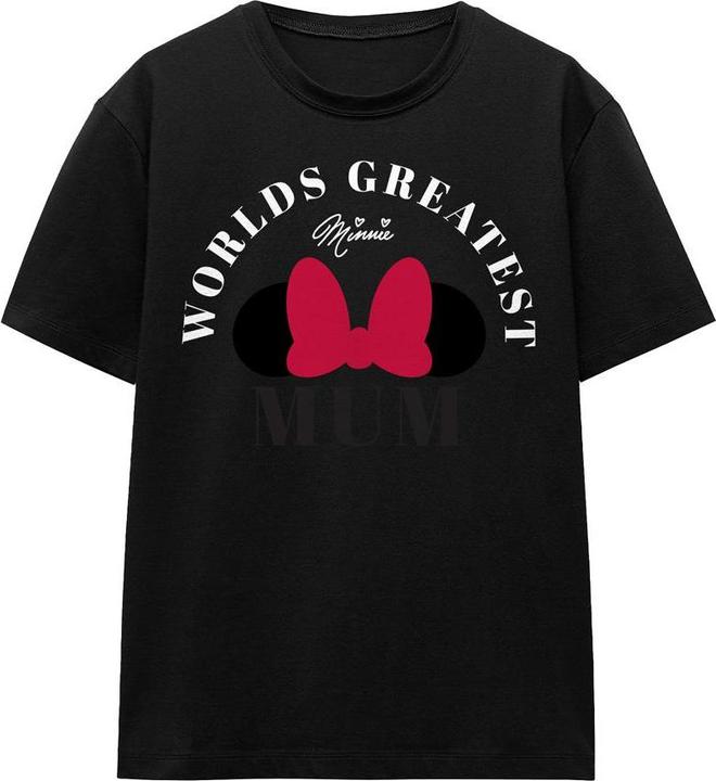 Actual product image Minnie Mouse Unisex Adult World's Greatest Mum Mothers Day T-Shirt (L)