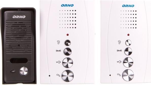 Produktbild Orno Zestaw Domofonowy Jednorodzinny Z Interkomem Bezsłuchawkowy Biały Eluvio Intercom