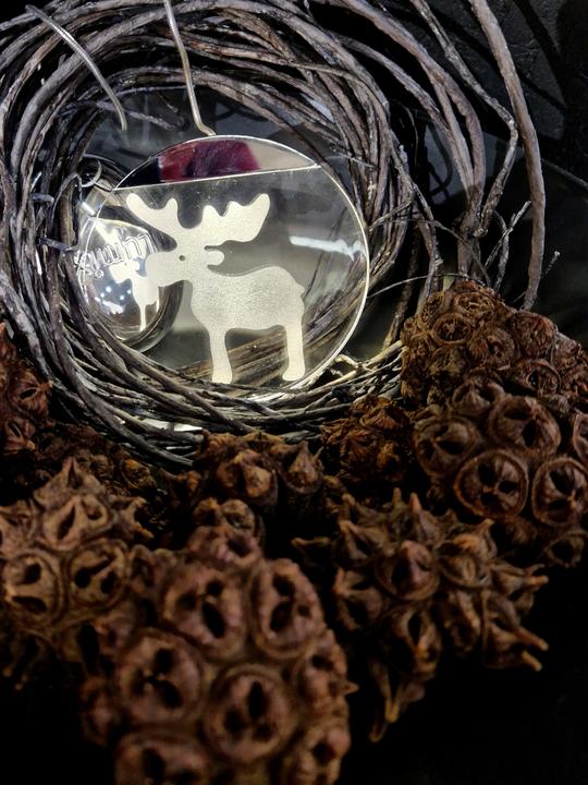 Actual product image Krinner LED window picture elk 76103