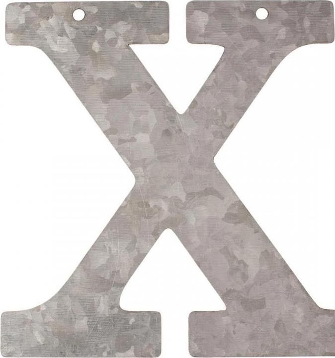 Image du produit Glorex Métal Lettre galvanisée X