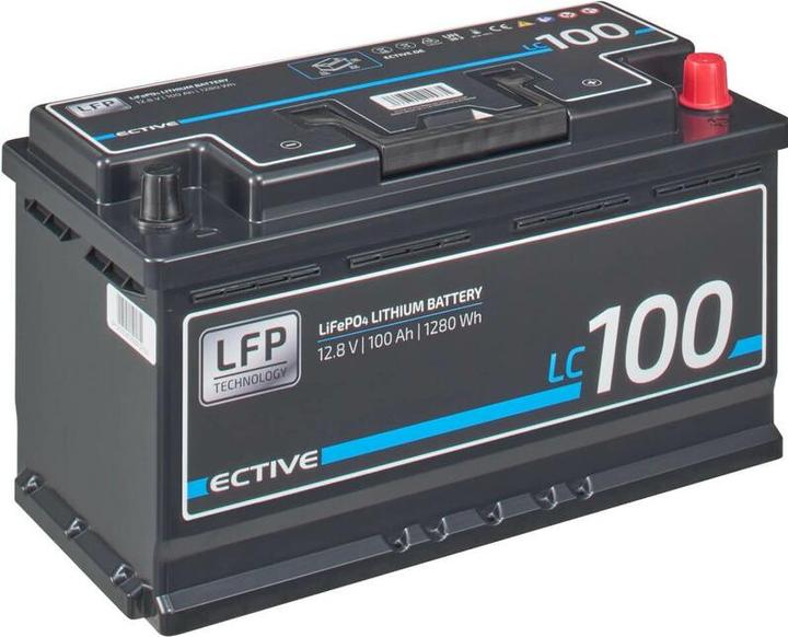 Produktbild Ective LC 100 12V LiFePO4 Lithium Versorgungsbatterie 100 Ah (12 V, 100 Ah)